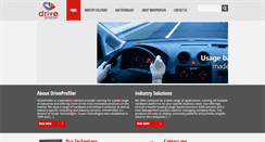 Desktop Screenshot of driveprofiler.com