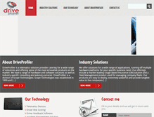 Tablet Screenshot of driveprofiler.com